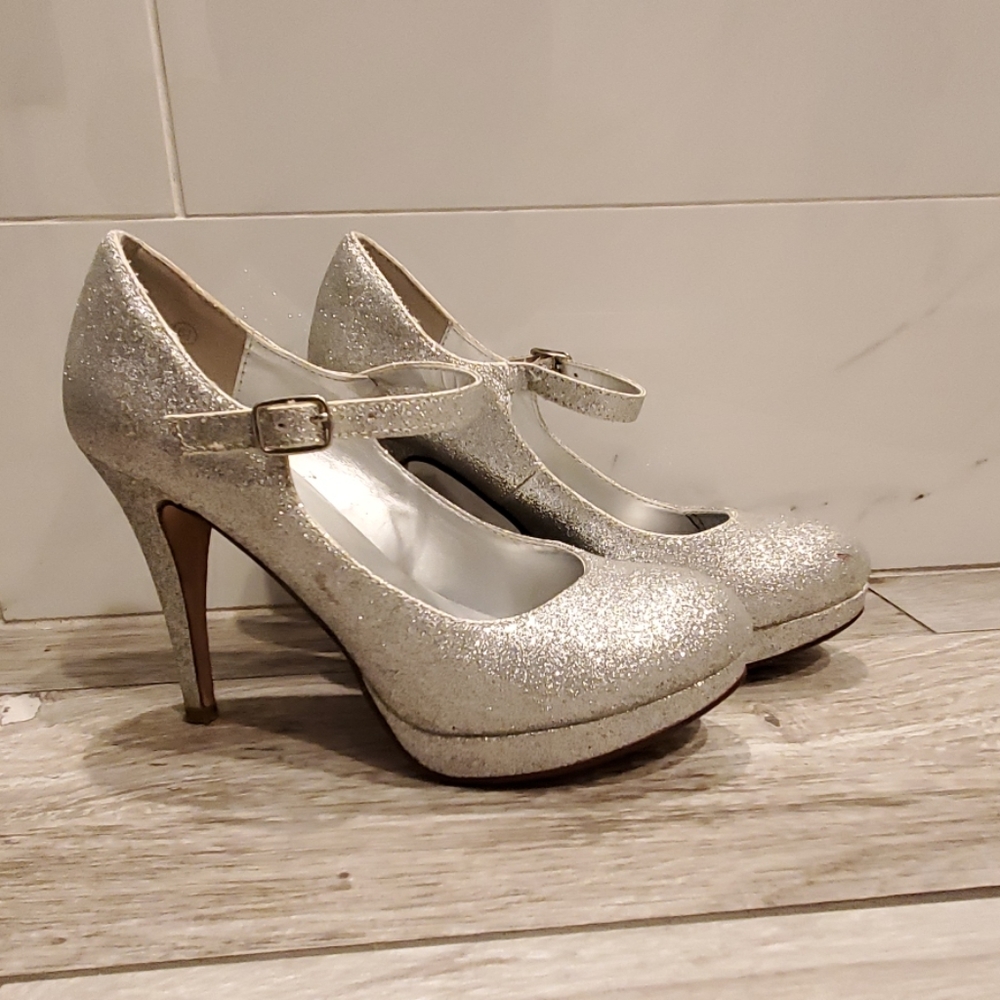 Silver 3" Heels